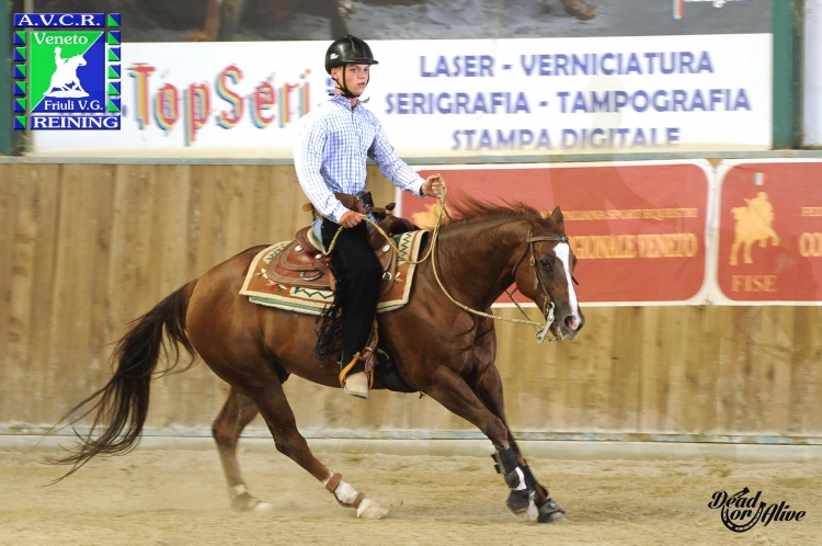 Futurity e 5 tappa AVCR 2018 - SPEROTTO DAVIDE su SF JABA CAL BAR di SPEROTTO OSVALDO con score 69