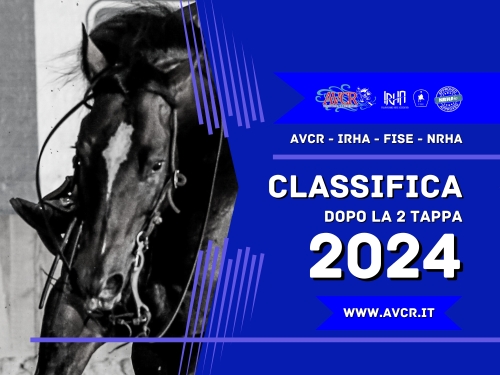 Classifica dopo la 2 tappa AVCR-IRHA-FISE-NRHA 2024